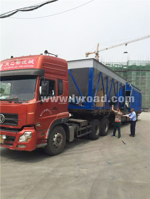 Busy Transporting LB 3000 Asphalt Plant to Gaolan